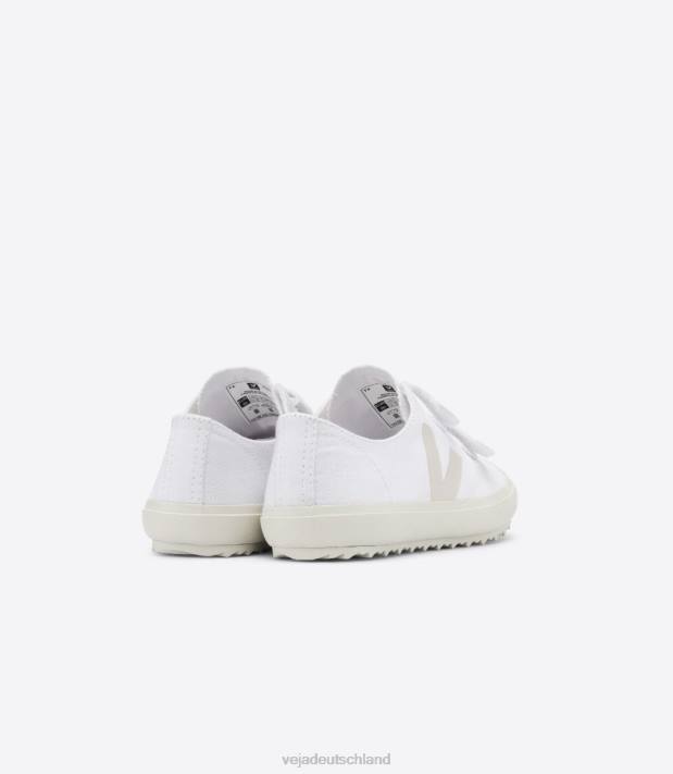 Schuhe VHJD399 Kinder Veja Ollie Canvas weiß Pierre