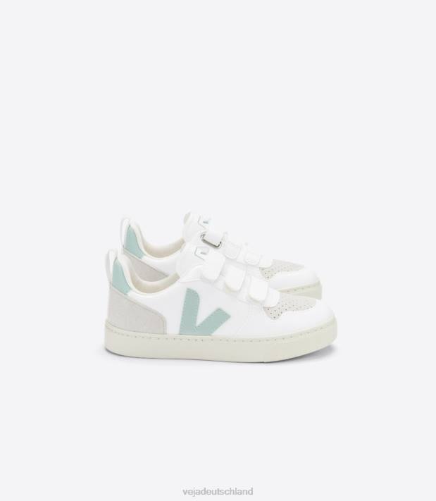 Schuhe VHJD360 Kinder Veja v-10 cwl weißer Matcha