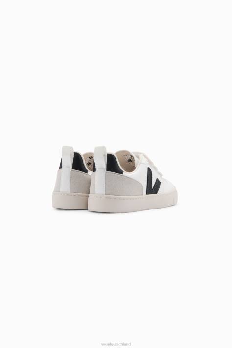 Schuhe VHJD361 Kinder Veja v-10 cwl weiß schwarz