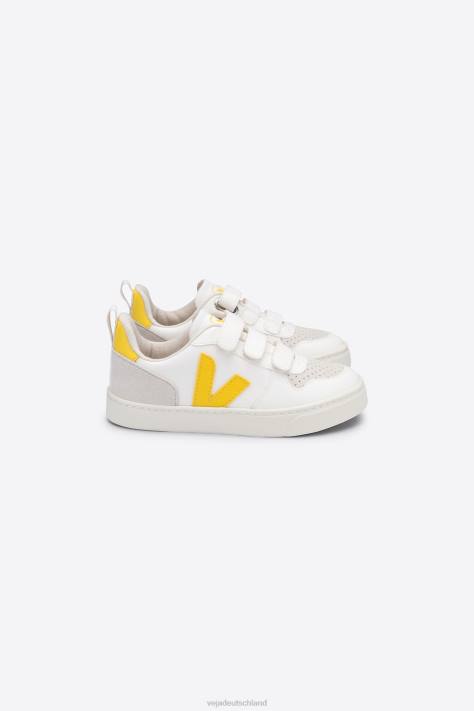 Schuhe VHJD362 Kinder Veja V-10 CWL White Tonic