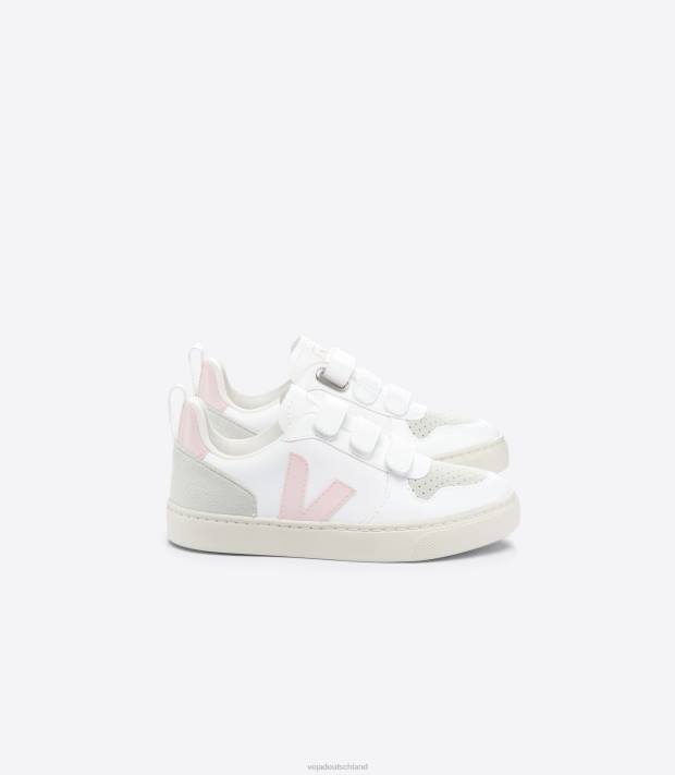 Schuhe VHJD363 Kinder Veja v-10 cwl weißes Blütenblatt