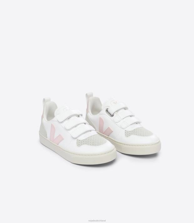 Schuhe VHJD363 Kinder Veja v-10 cwl weißes Blütenblatt