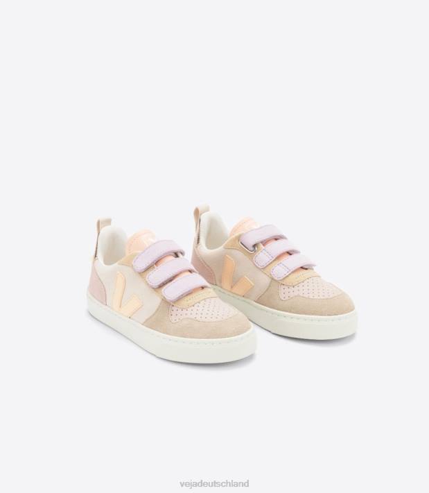 Schuhe VHJD364 Kinder Veja V-10 Wildleder Multico Zobel