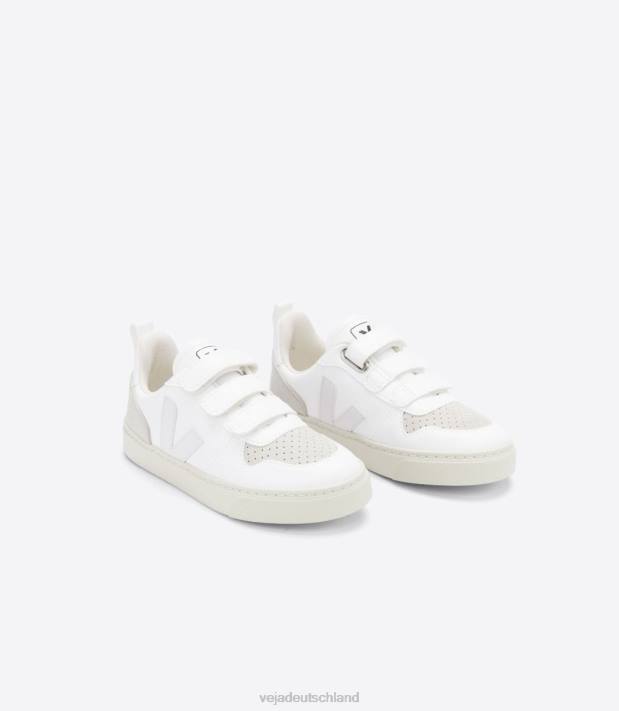 Schuhe VHJD373 Kinder Veja v-10 cwl weiß natur