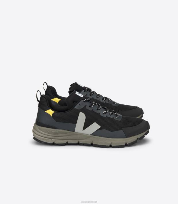 Schuhe VHJD124 Männer Veja Dekkan Alveomesh Black Oxford Grey Tonic