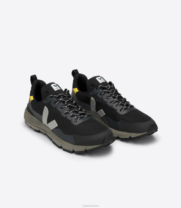 Schuhe VHJD124 Männer Veja Dekkan Alveomesh Black Oxford Grey Tonic