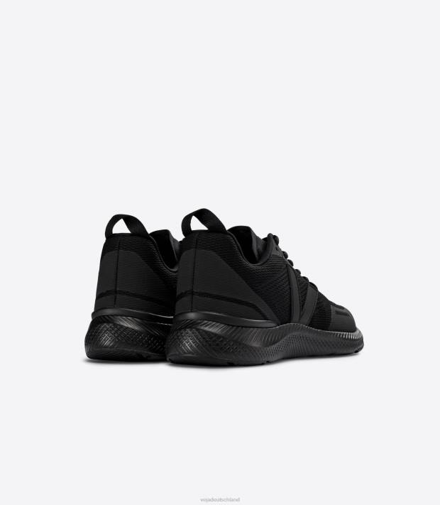 Schuhe VHJD214 Männer Veja Impala Engineered-Mesh, komplett schwarz