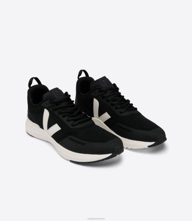 Schuhe VHJD215 Männer Veja Impala schwarze Creme