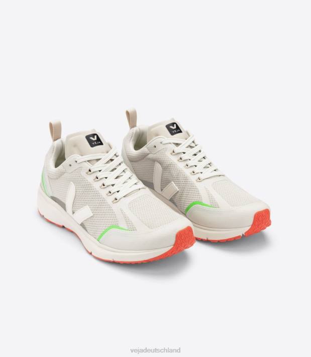 Schuhe VHJD186 Männer Veja Condor 2 Alveomesh natürliche Creme