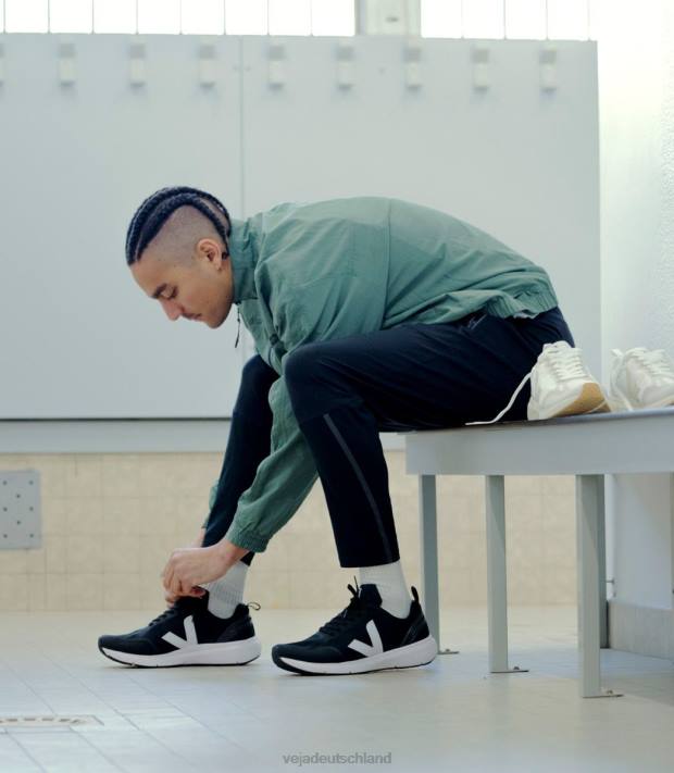 Schuhe VHJD187 Männer Veja Kondor 2 alveomesh schwarzer Pierre