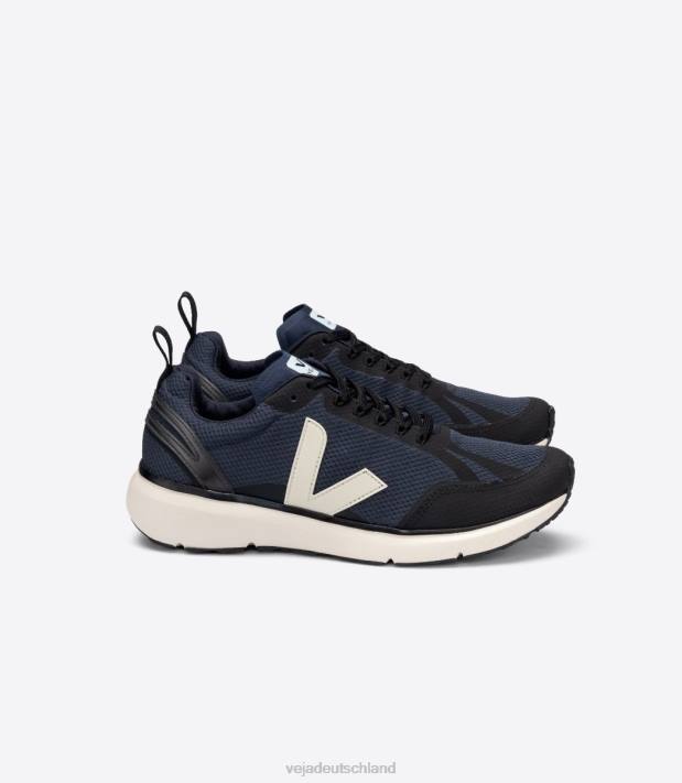 Schuhe VHJD188 Männer Veja Condor 2 Alveomesh Nautico Pierre Schwarz