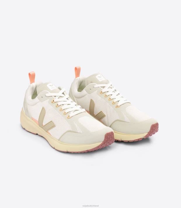 Schuhe VHJD190 Männer Veja Kondor 2 Alveomesh Kies Mandel