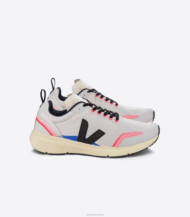 Schuhe VHJD191 Männer Veja Condor 2 Alveomesh hellgrau schwarz