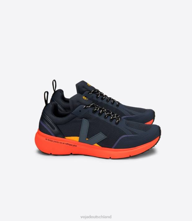 Schuhe VHJD197 Männer Veja X Condor 2 Ciele Nautico Orange Fluo
