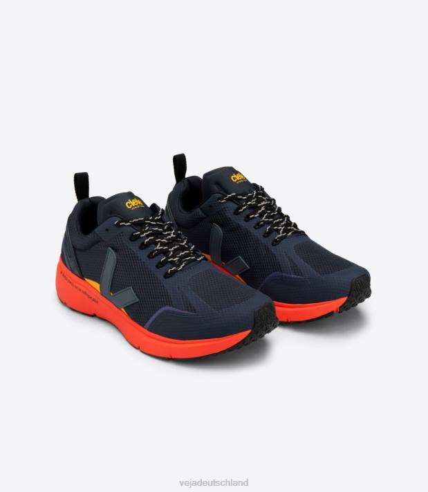 Schuhe VHJD197 Männer Veja X Condor 2 Ciele Nautico Orange Fluo