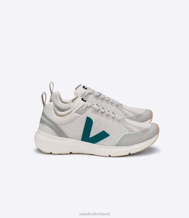 Schuhe VHJD199 Männer Veja Condor 2 Alveomesh hellgrau Bretagne