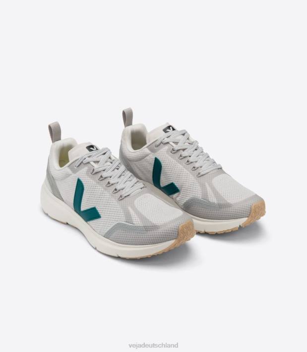 Schuhe VHJD199 Männer Veja Condor 2 Alveomesh hellgrau Bretagne