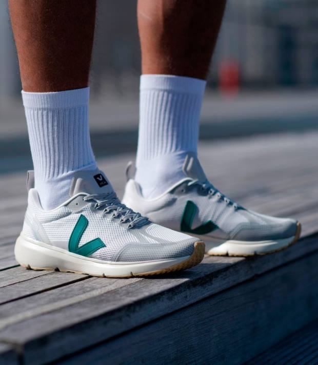 Schuhe VHJD199 Männer Veja Condor 2 Alveomesh hellgrau Bretagne