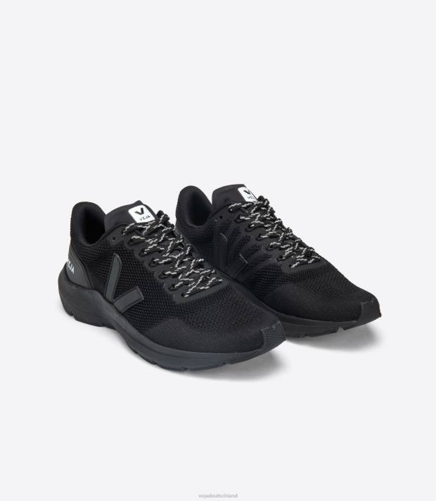 Schuhe VHJD203 Männer Veja Marlin V-Strick ganz schwarz