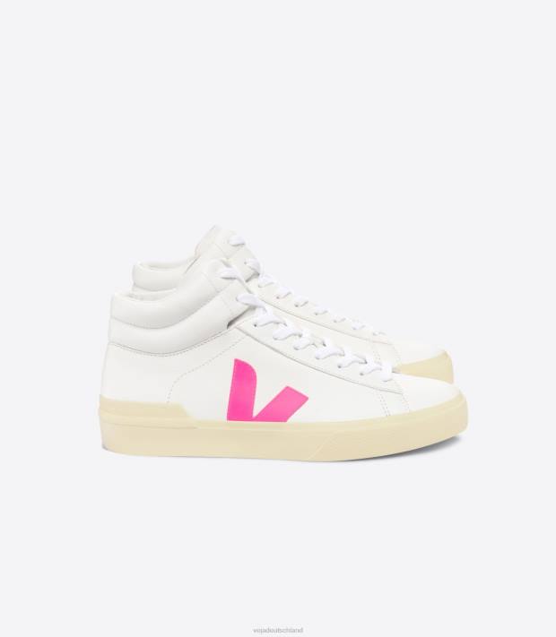 Schuhe VHJD77 Männer Veja Minotaurus chromfreies Leder, weiße Sari-Butter