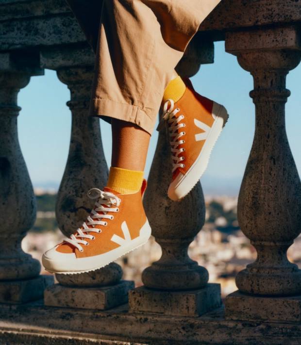 Schuhe VHJD152 Männer Veja Nova HT Canvas Kürbis Pierre