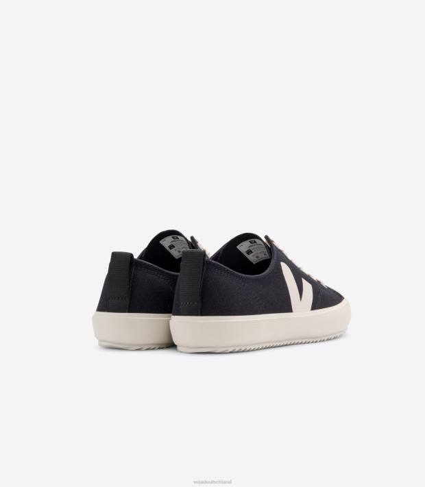 Schuhe VHJD156 Männer Veja Nova Canvas schwarzer Pierre