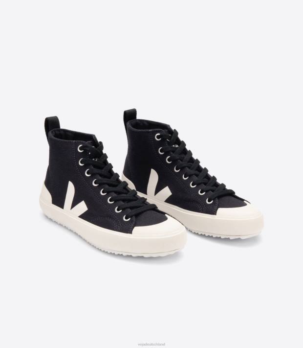 Schuhe VHJD157 Männer Veja Nova HT Canvas schwarz Pierre