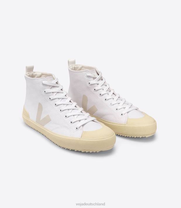 Schuhe VHJD159 Männer Veja Weiße Buttersohle aus Nova HT-Canvas