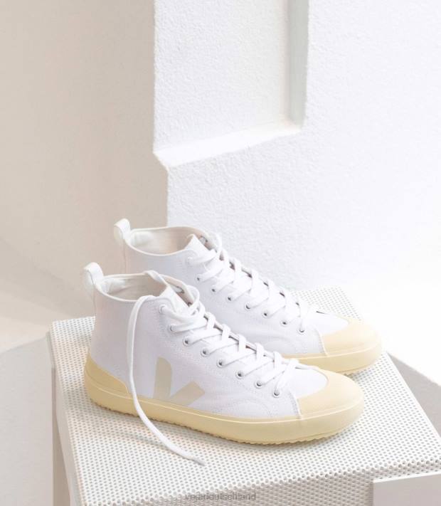 Schuhe VHJD159 Männer Veja Weiße Buttersohle aus Nova HT-Canvas