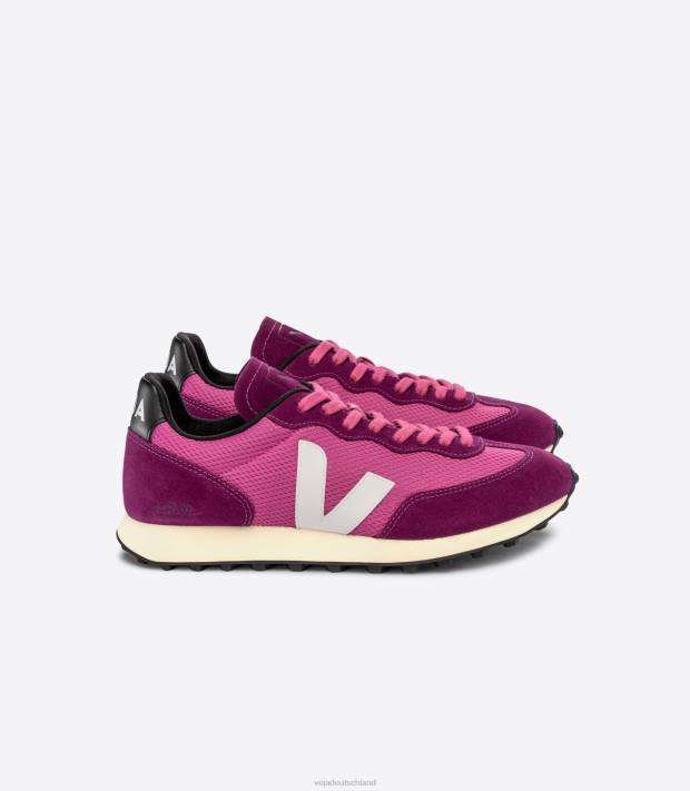 Schuhe VHJD102 Männer Veja Rio Branco Alveomesh Lotus weiß