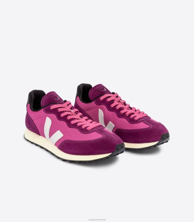 Schuhe VHJD102 Männer Veja Rio Branco Alveomesh Lotus weiß