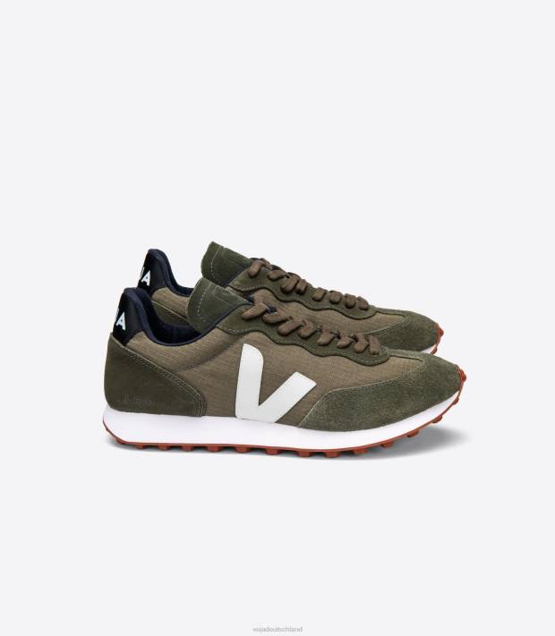 Schuhe VHJD105 Männer Veja Rio Branco Ripstop Kaki Pearl