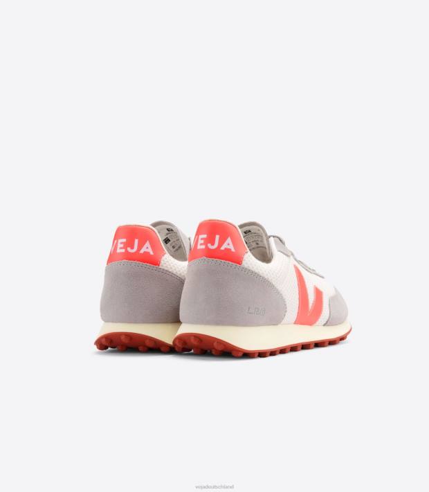 Schuhe VHJD106 Männer Veja Rio Branco Hexamesh Kies orange grau