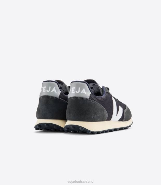 Schuhe VHJD94 Männer Veja Rio Branco Alveomesh Schwarz Weiß Oxford Grau