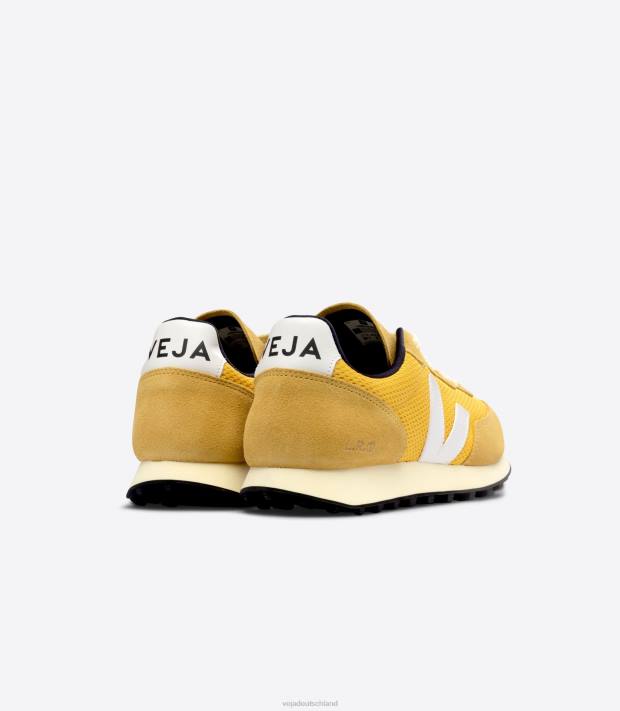 Schuhe VHJD97 Männer Veja Rio Branco Alveomesh Ouro Weiß
