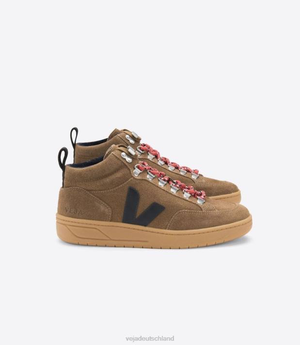 Schuhe VHJD119 Männer Veja Roraima Wildleder braun schwarz Natursohle
