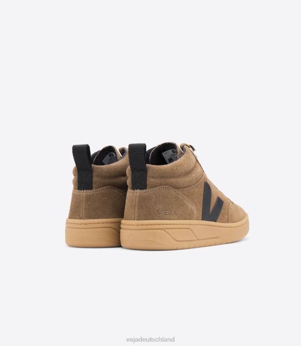 Schuhe VHJD119 Männer Veja Roraima Wildleder braun schwarz Natursohle
