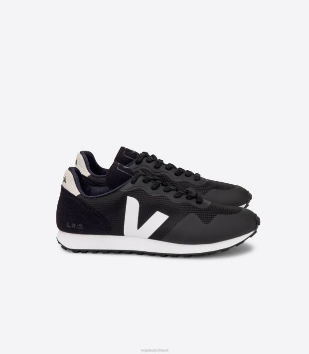 Schuhe VHJD143 Männer Veja SDU B-Mesh schwarz weiß