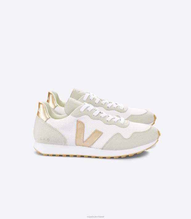 Schuhe VHJD146 Männer Veja SDU Alveomesh weiße Platine