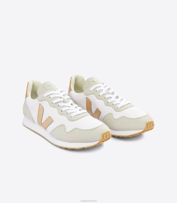 Schuhe VHJD146 Männer Veja SDU Alveomesh weiße Platine