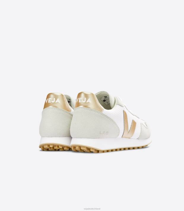 Schuhe VHJD146 Männer Veja SDU Alveomesh weiße Platine