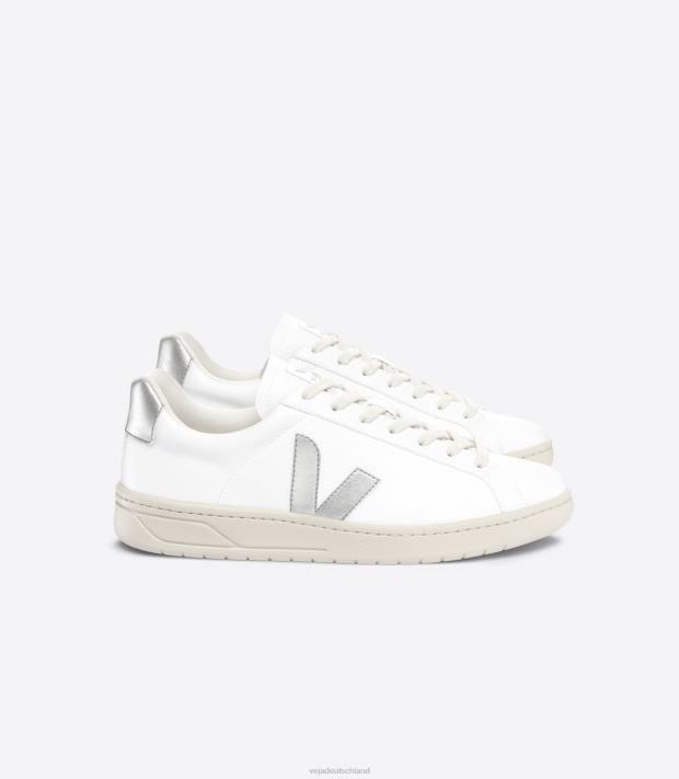 Schuhe VHJD137 Männer Veja urca cwl weiß silber