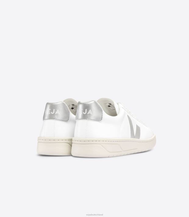 Schuhe VHJD137 Männer Veja urca cwl weiß silber