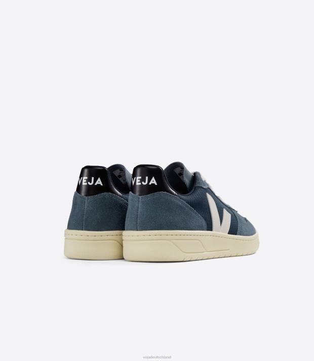 Schuhe VHJD47 Männer Veja V-10 Ripstop Nautico Pierre