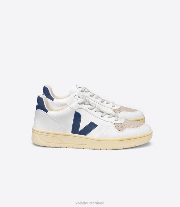 Schuhe VHJD50 Männer Veja V-10 CWL White California
