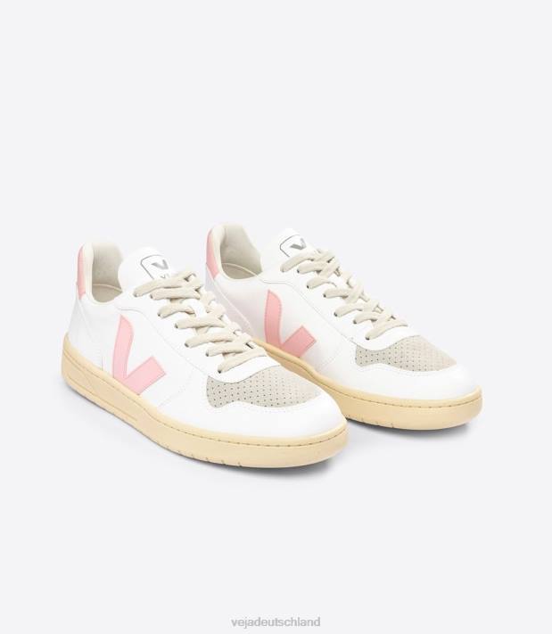 Schuhe VHJD52 Männer Veja v-10 cwl weißes Blütenblatt