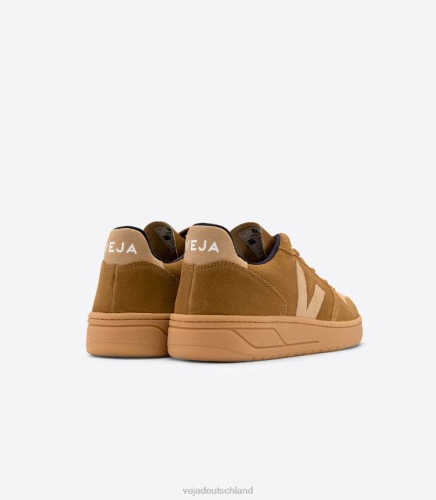 Schuhe VHJD61 Männer Veja V-10 Wildleder Kamelwüste