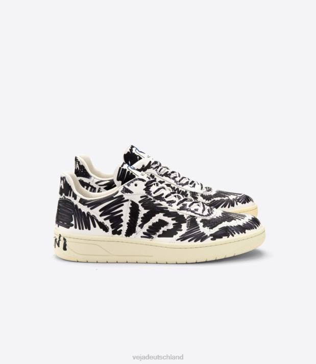 Schuhe VHJD66 Männer Veja X V-10 Leder Marni Vollschwarz