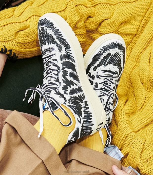 Schuhe VHJD66 Männer Veja X V-10 Leder Marni Vollschwarz