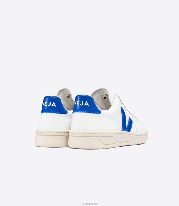 Schuhe VHJD26 Männer Veja V-12 Leder weiß Paros